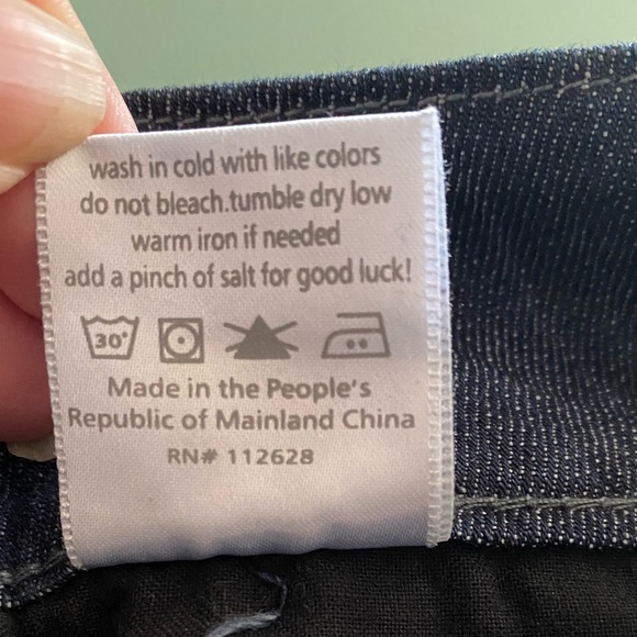 Salt Works Jeans 31 Green Street Bootcut Dark Blue Stretch Denim Boot Cut 12 - Picture 7 of 7